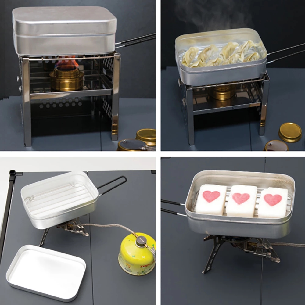 Aluminium Lunchbox, Roestvrij  - Food Storage Aluminum Containers recensie en prijs