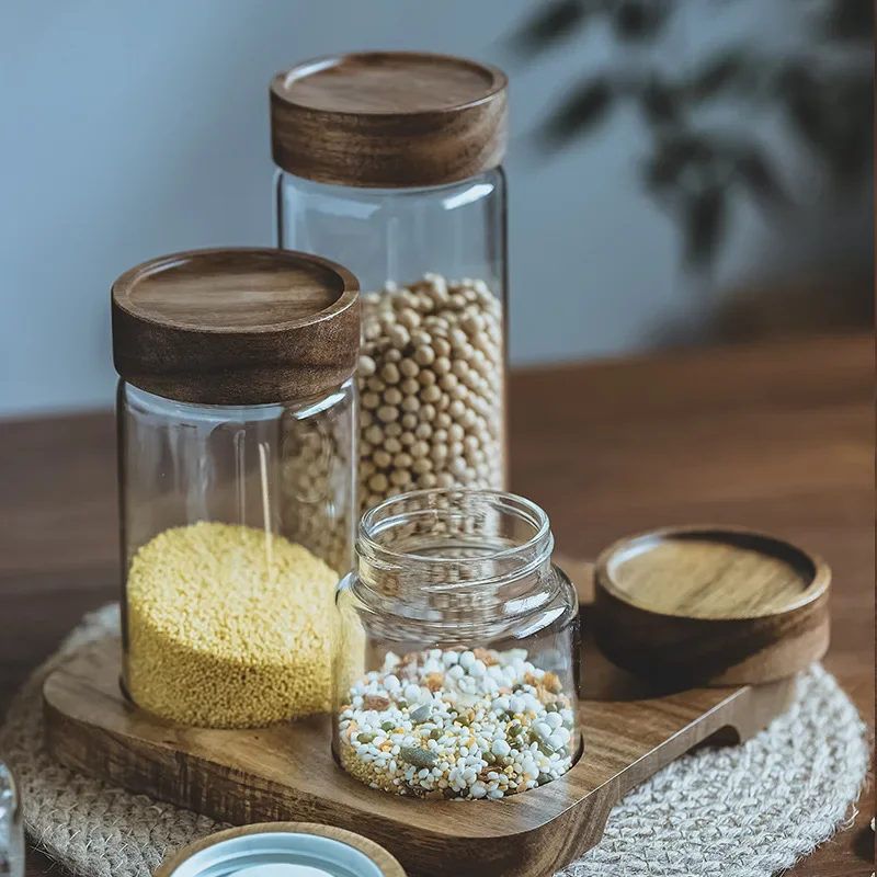 Houten Deksel Orgnizer Glas Lu - Food Storage Set Glass recensie en prijs