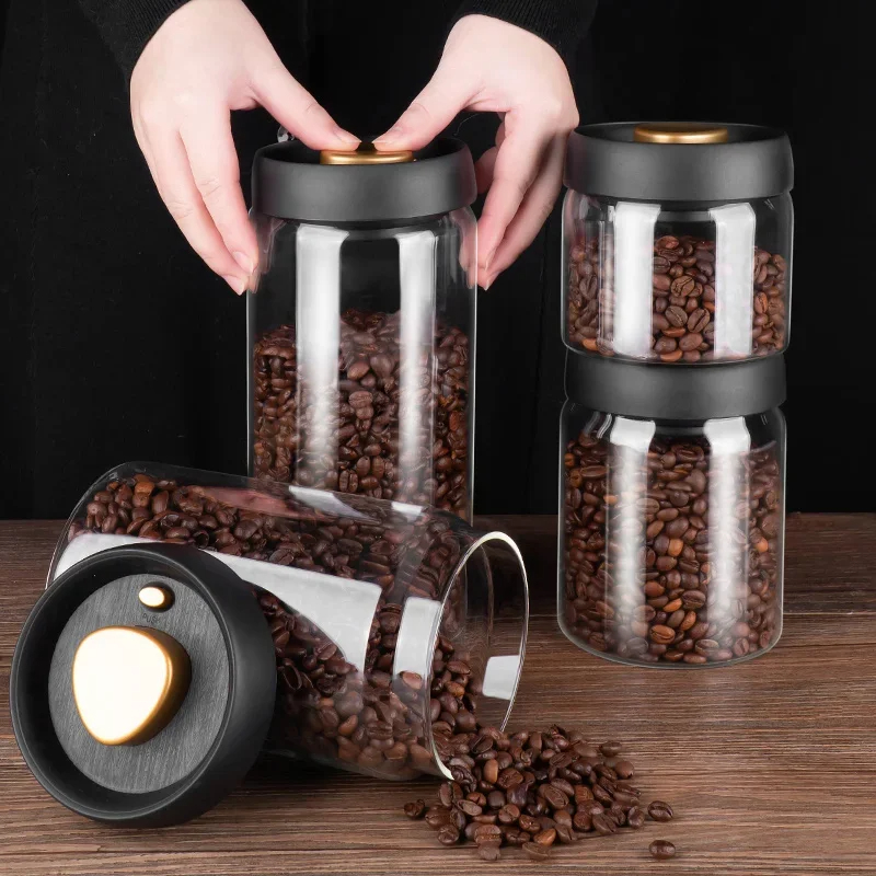 Koffiebonen vacuümverzegelde p - Food Storage Set Glass recensie en prijs