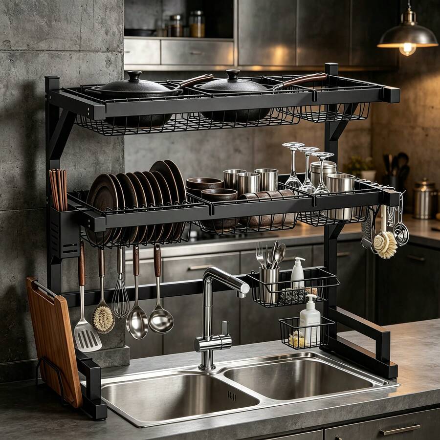 2-delige keuken afdruiprek bov - Food Storage Rack For Kitchen recensie en prijs