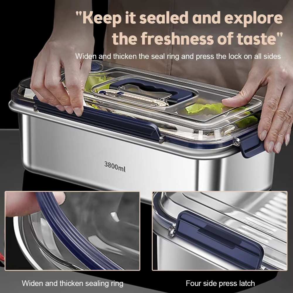 316 RVS voedselbewaarset, luch - Food Storage Jar Set recensie en prijs