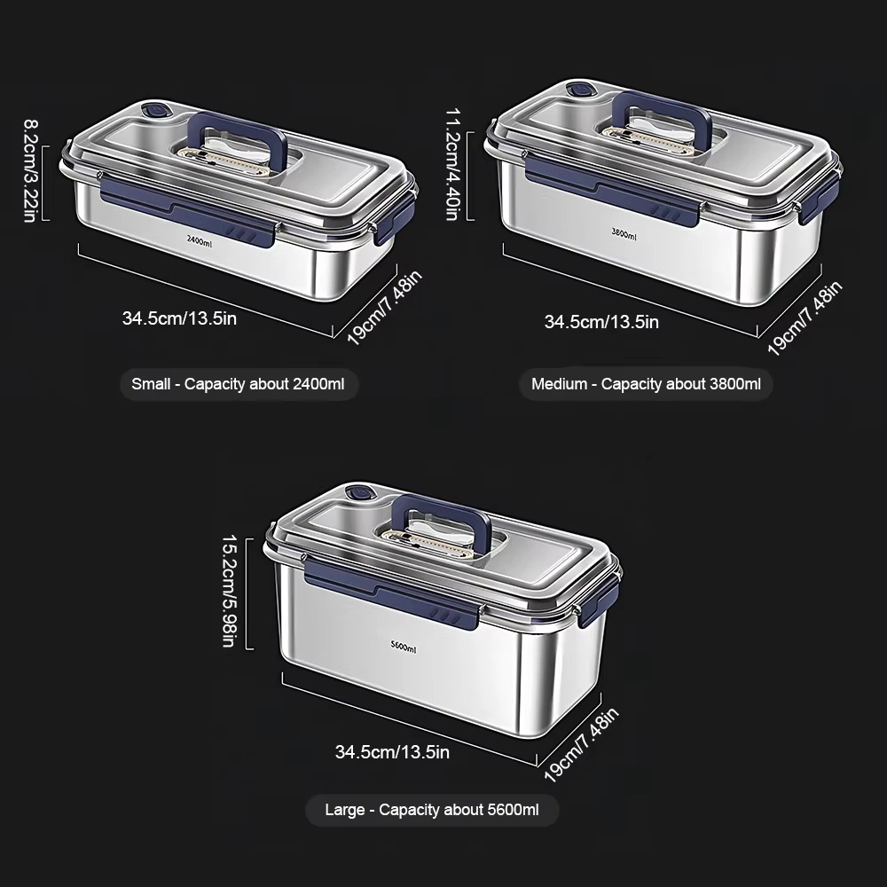 316 RVS voedselbewaarset, luch - Food Storage Jar Set recensie en prijs
