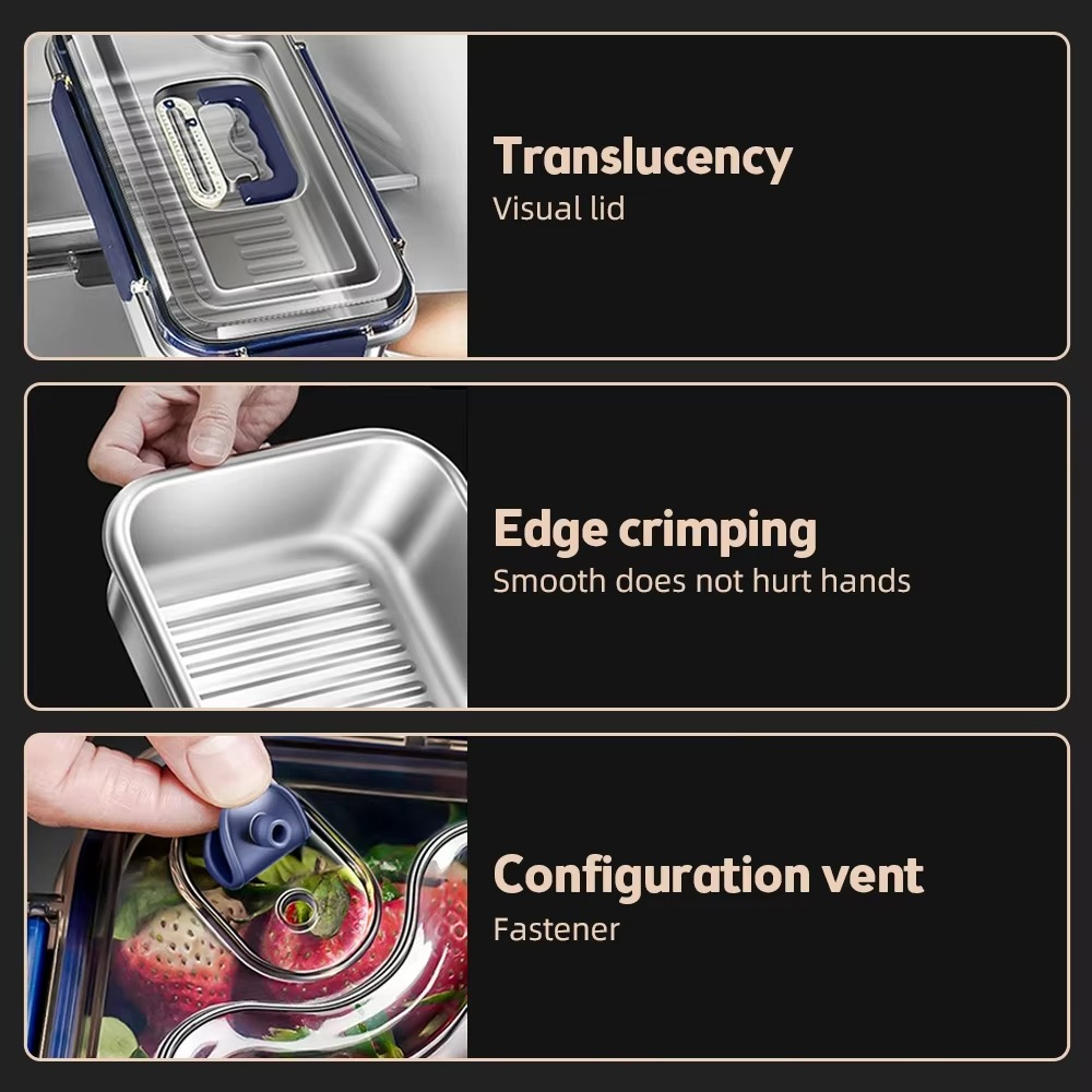 316 RVS voedselbewaarset, luch - Food Storage Jar Set recensie en prijs