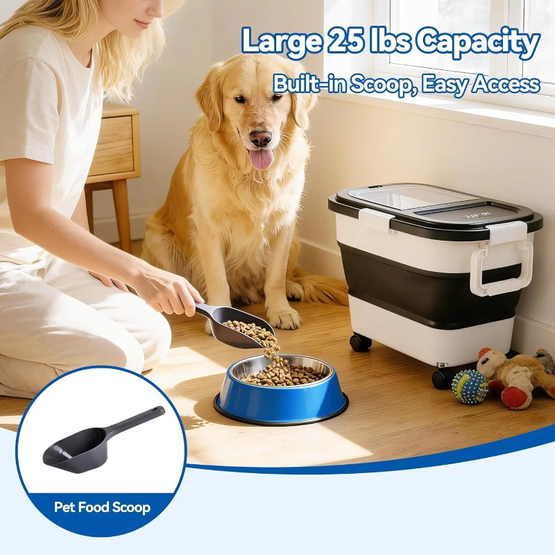 Hondenvoer opbergcontainer 20- - Food Storage With Wheels recensie en prijs