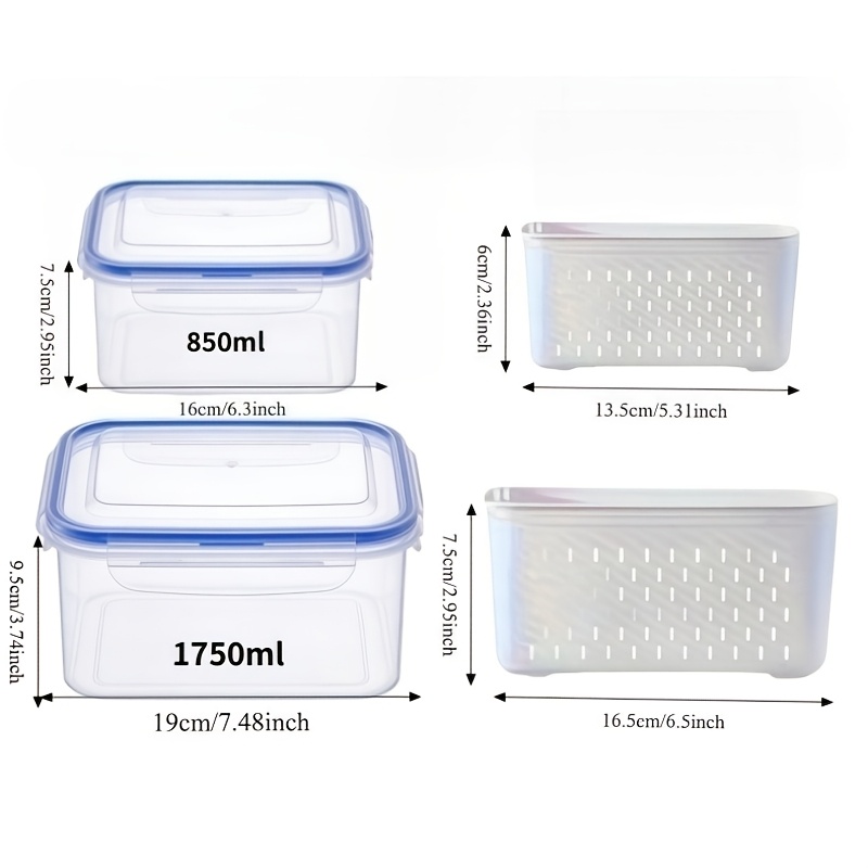4-delige set lekbestendige voe - Food Storage Jar Set recensie en prijs