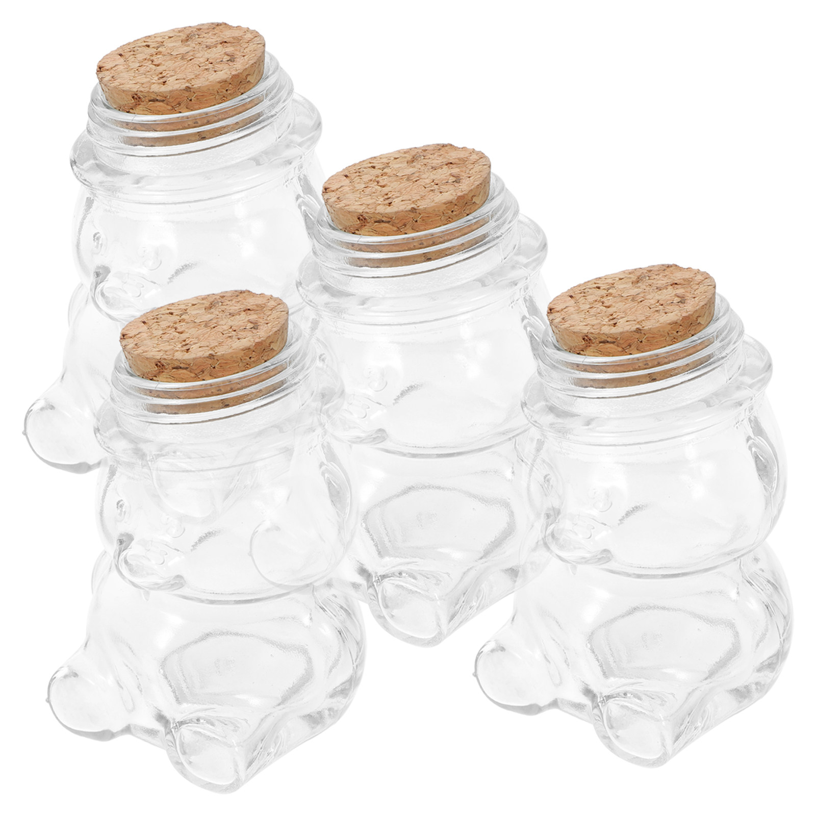 4-delige glazen snoepkruikense - Food Storage Jar Set recensie en prijs
