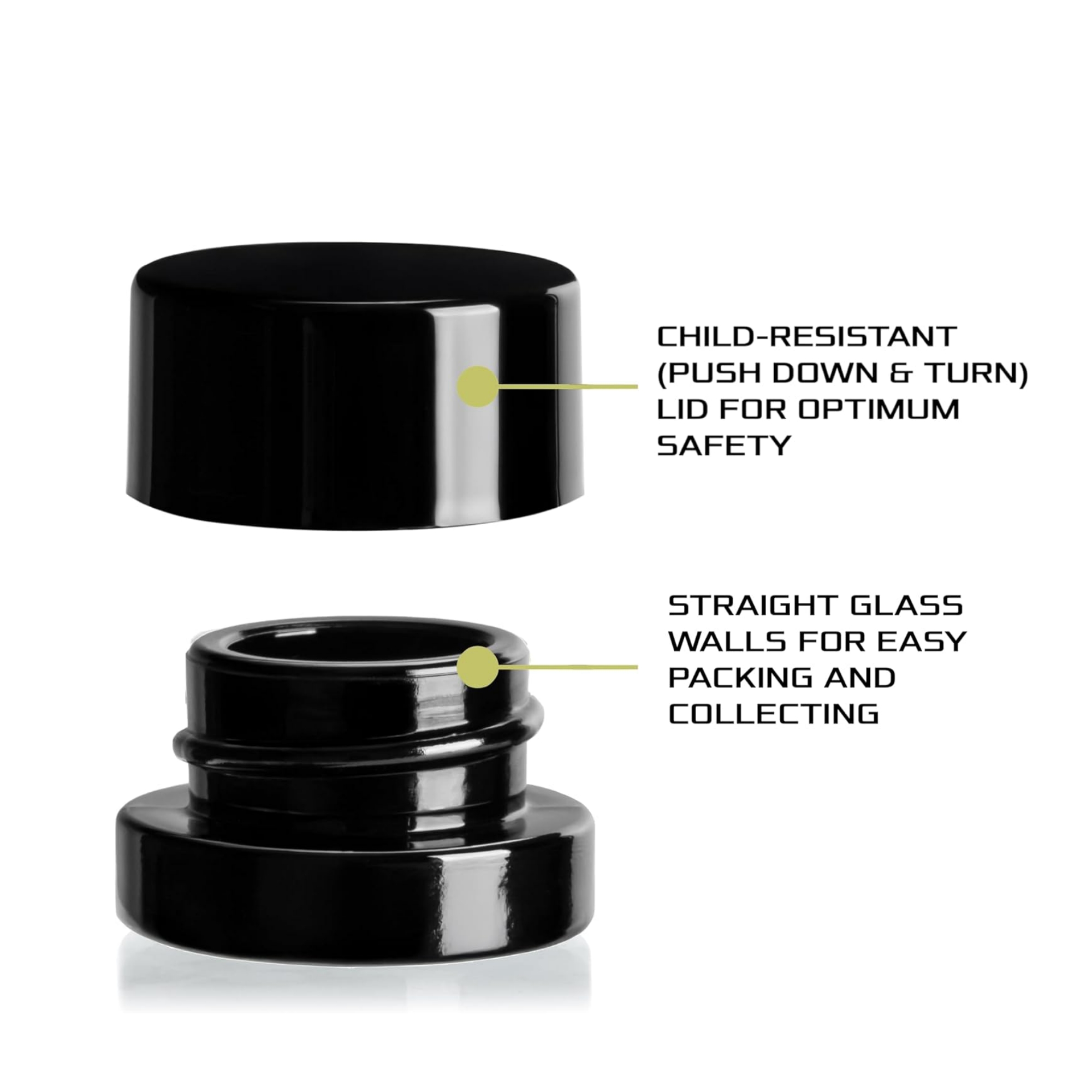 5 ml dikke zwarte glazen potte - Food Storage Set Glass recensie en prijs