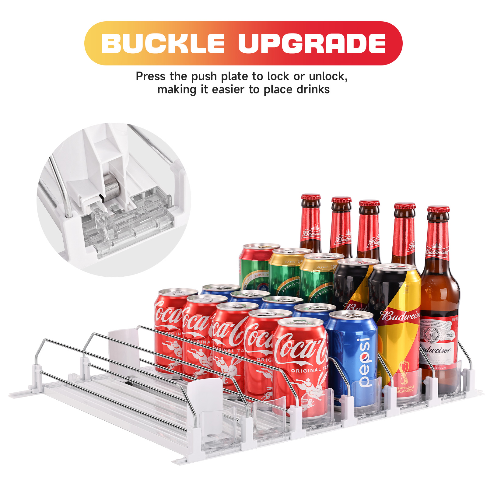 Frisdrankblikjesdispenser met  - Food Storage Rack For Kitchen recensie en prijs
