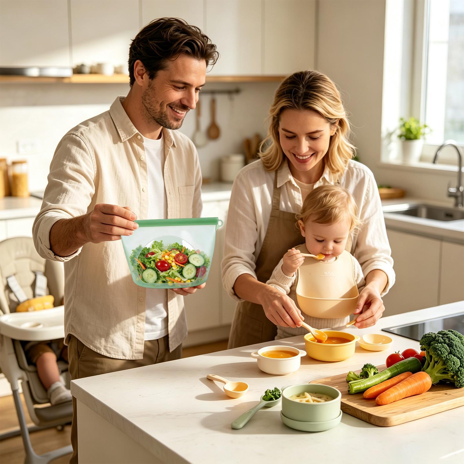 Siliconen Voedselbewaarzakken  - Food Storage Ziploc recensie en prijs