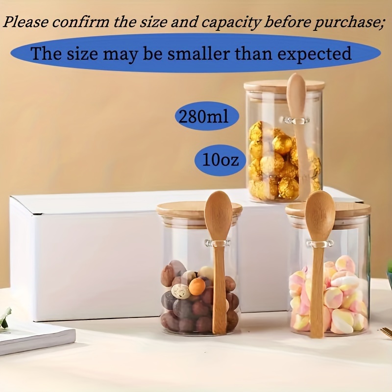 280 ml snoeppot, koekjespot, g - Food Storage Set Glass recensie en prijs