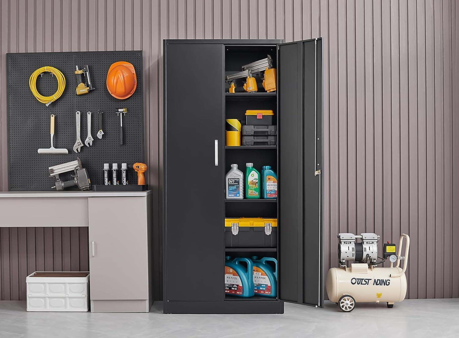 Metalen opbergkast met verstel - Food Storage Shelving recensie en prijs