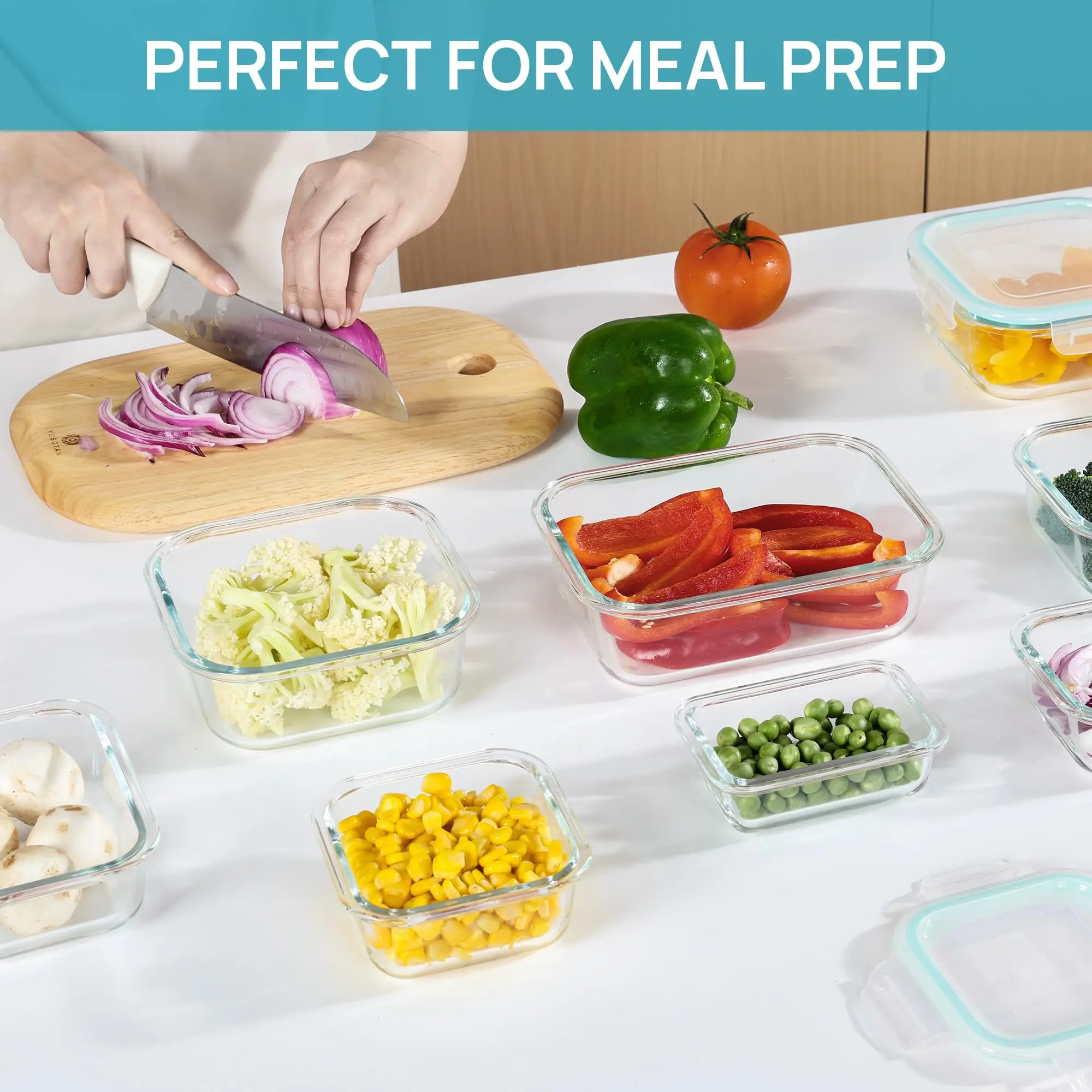 Glazen lunchbox Voedselopslagc - Food Storage Containers Glass recensie en prijs
