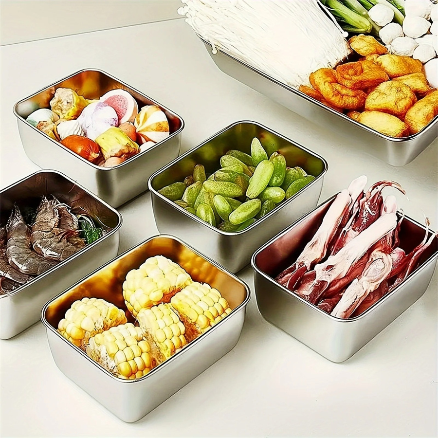 1/3/5 Stuks Rvs Voedsel Opberg - Food Storage Bins recensie en prijs