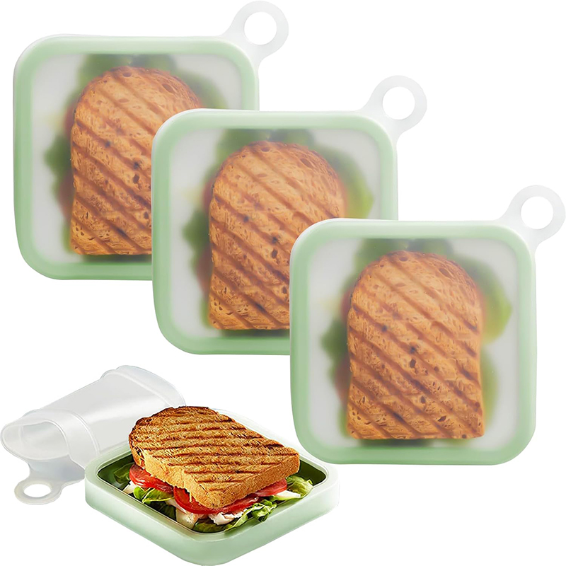 Siliconen Sandwich Toast Bento - Food Storage Handling recensie en prijs