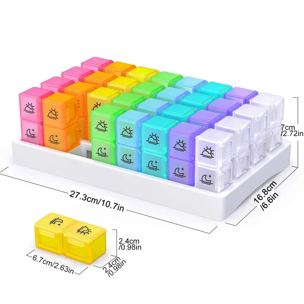 Maandelijkse pillenorganizer 2 - Food Storage Vault recensie en prijs