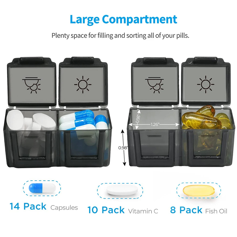 Maandelijkse pillenorganizer 2 - Food Storage Vault recensie en prijs