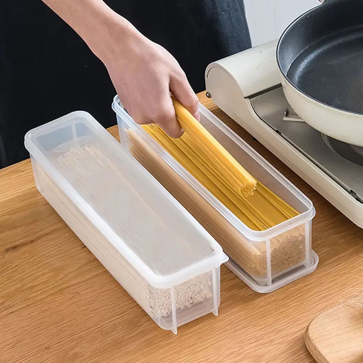 1 plastic transparante opbergd - Food Storage Bins recensie en prijs