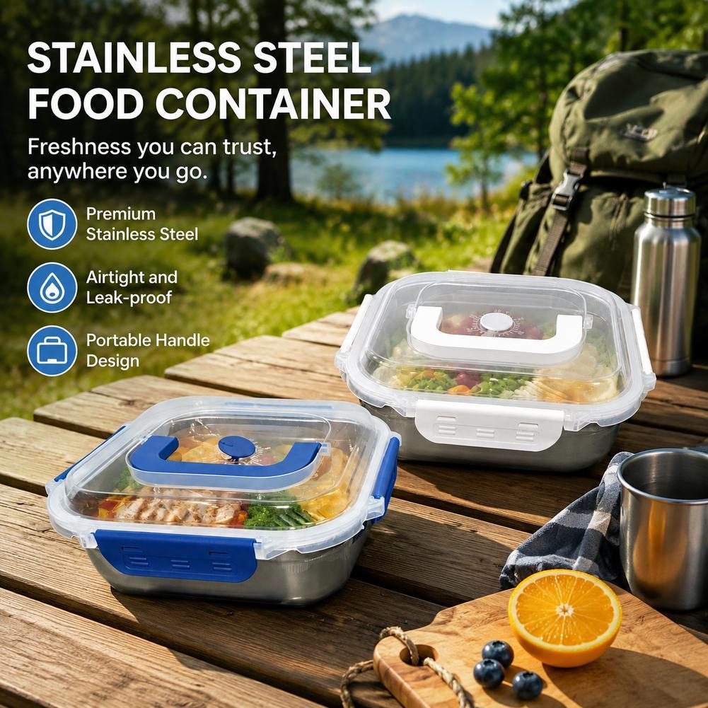 RVS voedselbewaarbak luchtdich - Food Storage Not Plastic recensie en prijs