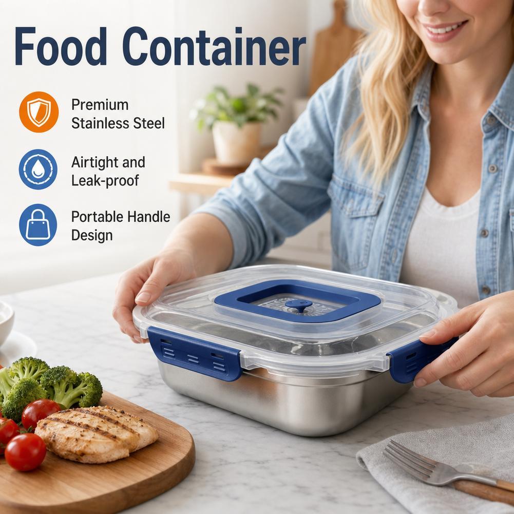 RVS voedselbewaarbak luchtdich - Food Storage Not Plastic recensie en prijs